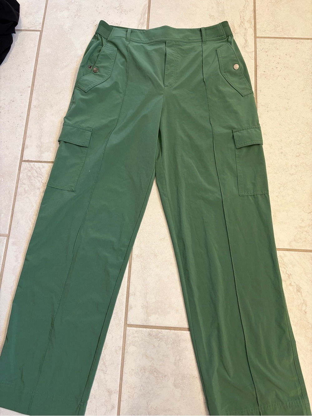 Athleta Olive Green Waistband pants
